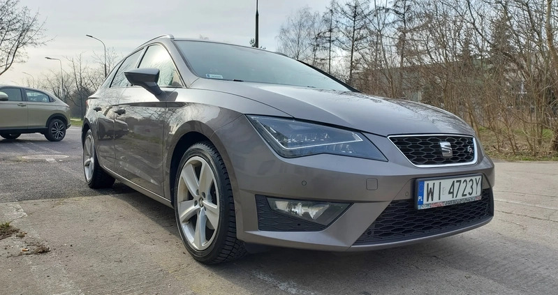 Seat Leon cena 34900 przebieg: 328700, rok produkcji 2015 z Warszawa małe 154